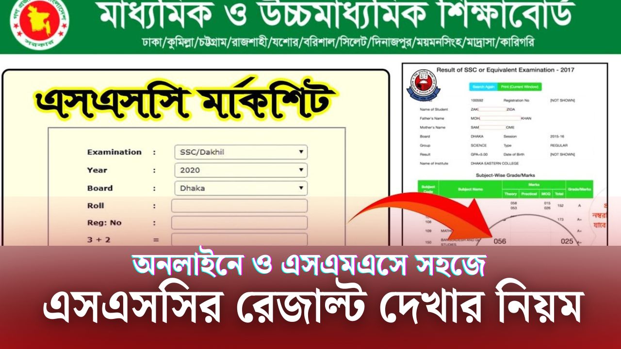 এসএসসি রেজাল্ট দেখার নিয়ম ২০২৫ [সব বোর্ডের SSC result 2025]
