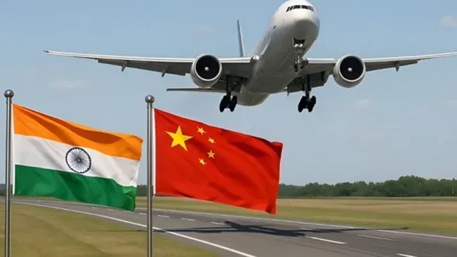 পাঁচ বছর পর চীন-ভারতের মধ্যে যাত্রীবাহী বিমান চলাচল শুরু