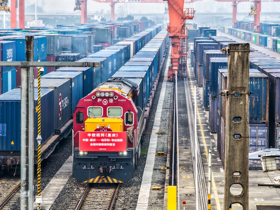 ছোংছিং থেকে বুদাপেস্টগামী নতুন সময়সূচির মালবাহী ট্রেন চালু