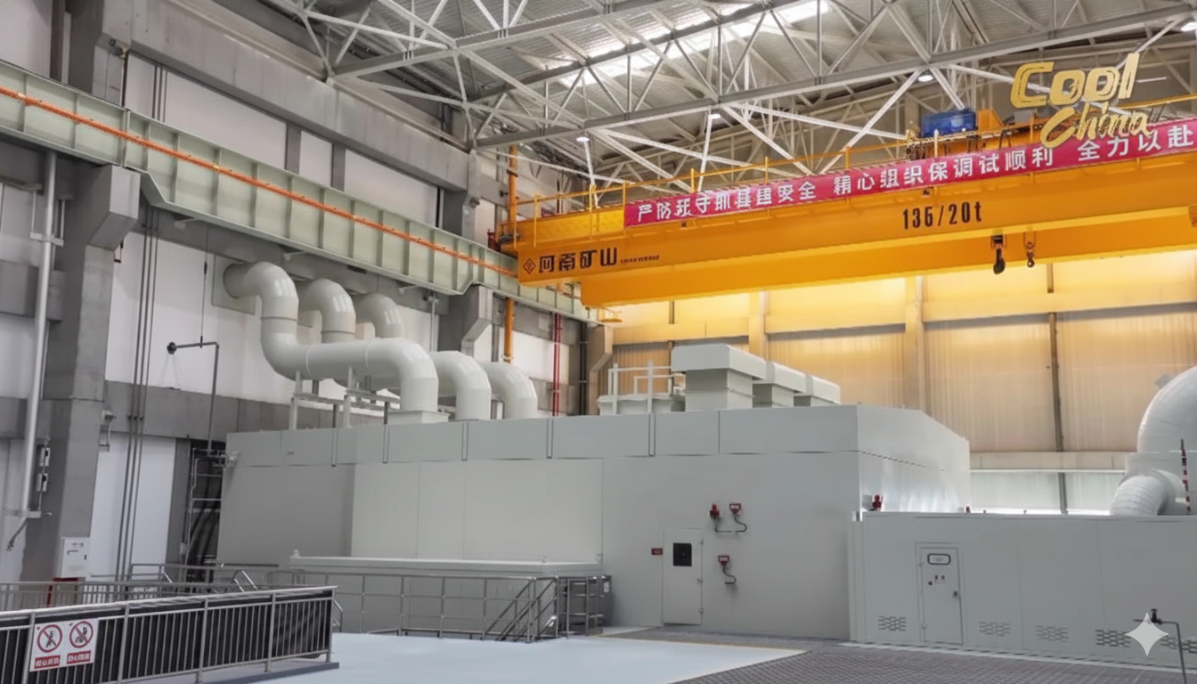 চালু হলো চীনের প্রথম দেড় হাজার ডিগ্রি সেলসিয়াসের গ্যাস-টারবাইন