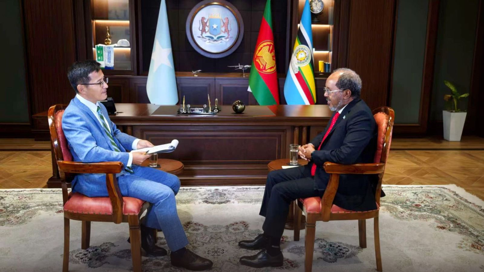 চীনের উন্নয়নের অভিজ্ঞতা সোমালিয়ার জন্য শিক্ষণীয়: প্রেসিডেন্ট হাসান শেখ মাহমুদ