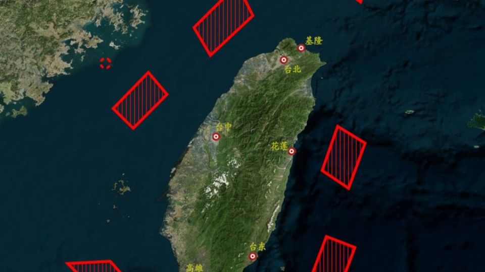 তাইওয়ান প্রণালীতে চীনের সামরিক মহড়া