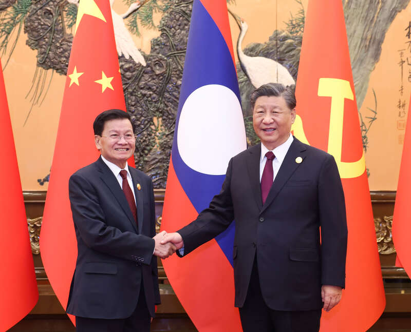 লাও পিপলস রেভল্যুশনারি পার্টির পুনঃনির্বাচিত সাধারণ সম্পাদককে সি’র অভিনন্দন