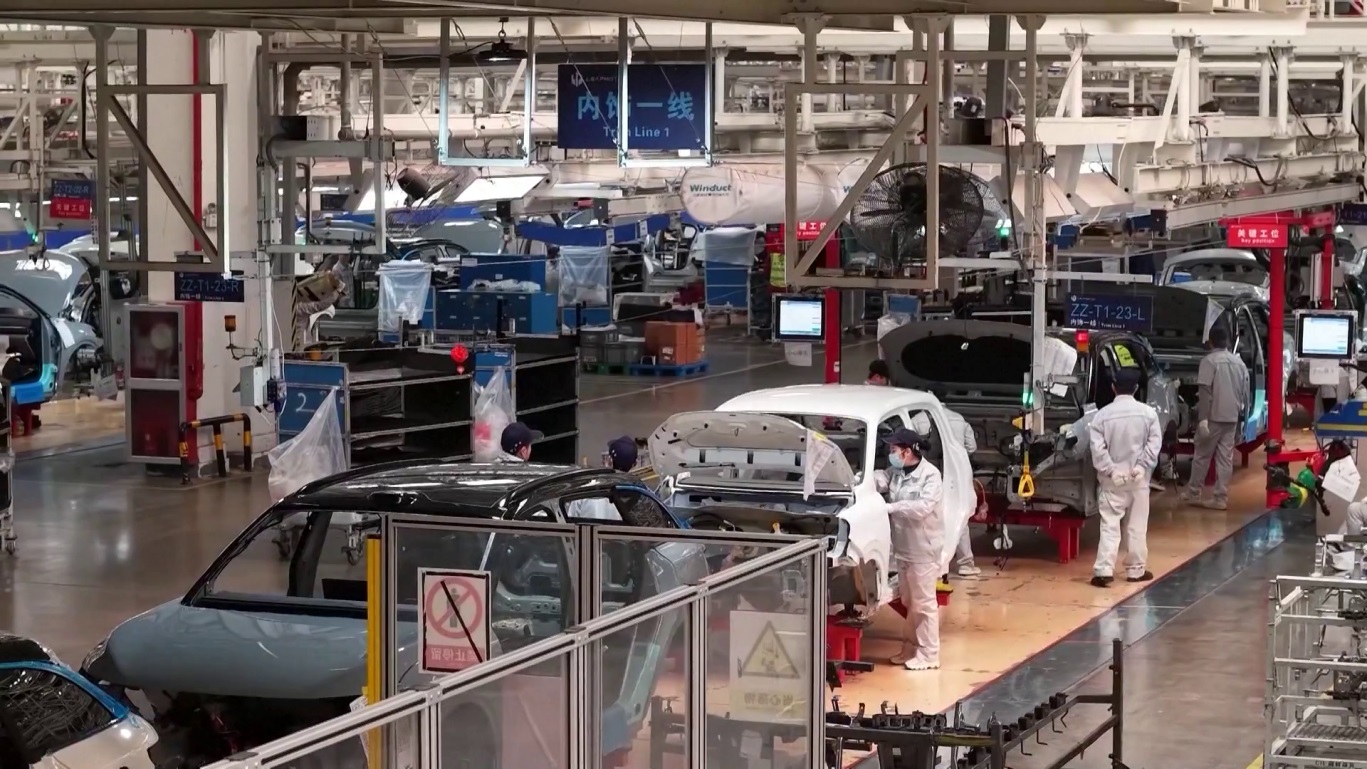 চীনের গাড়ি রফতানিতে প্রধান চালিকাশক্তি হয়ে উঠছে নতুন জ্বালানি যান