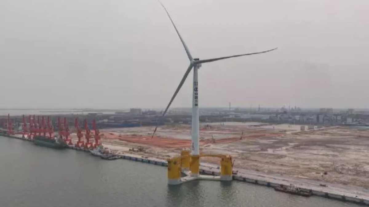 সমুদ্রে ভাসছে বিশ্বের সবচেয়ে বড় সক্ষমতার বায়ুকল