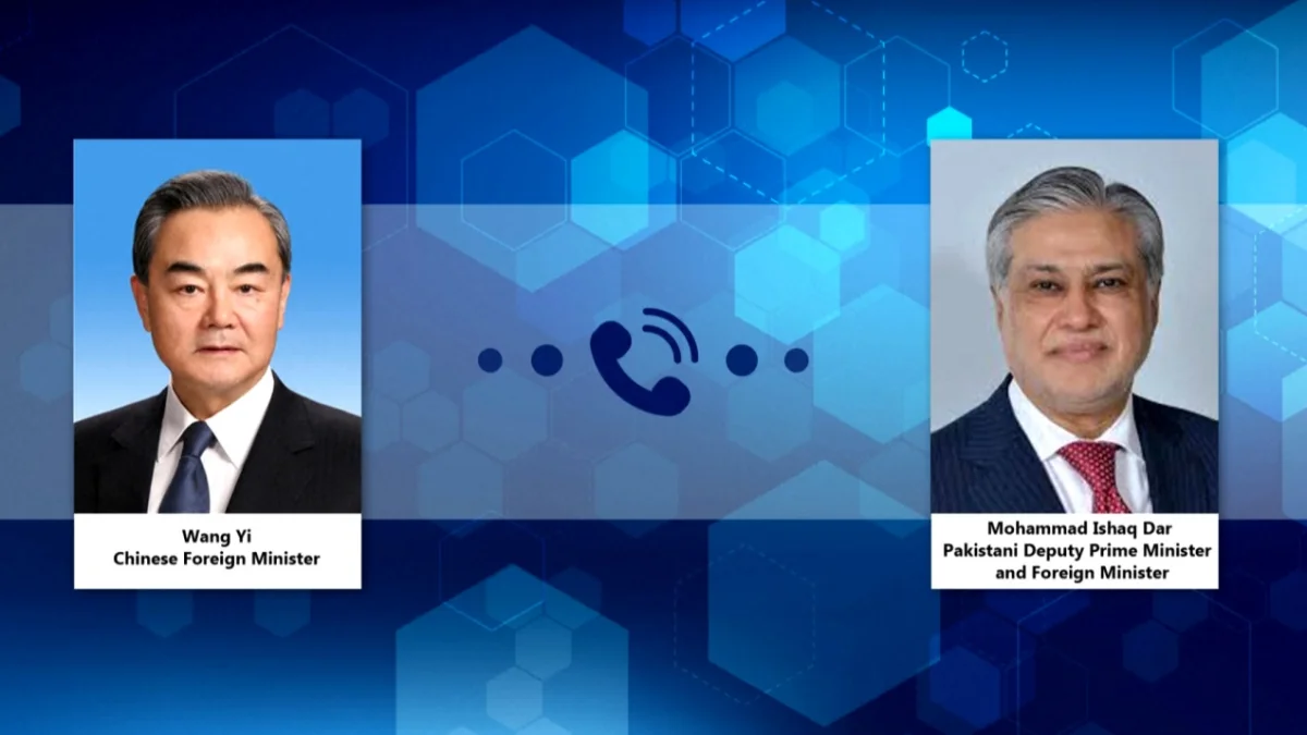 王毅同巴基斯坦副总理兼外长达尔通电话