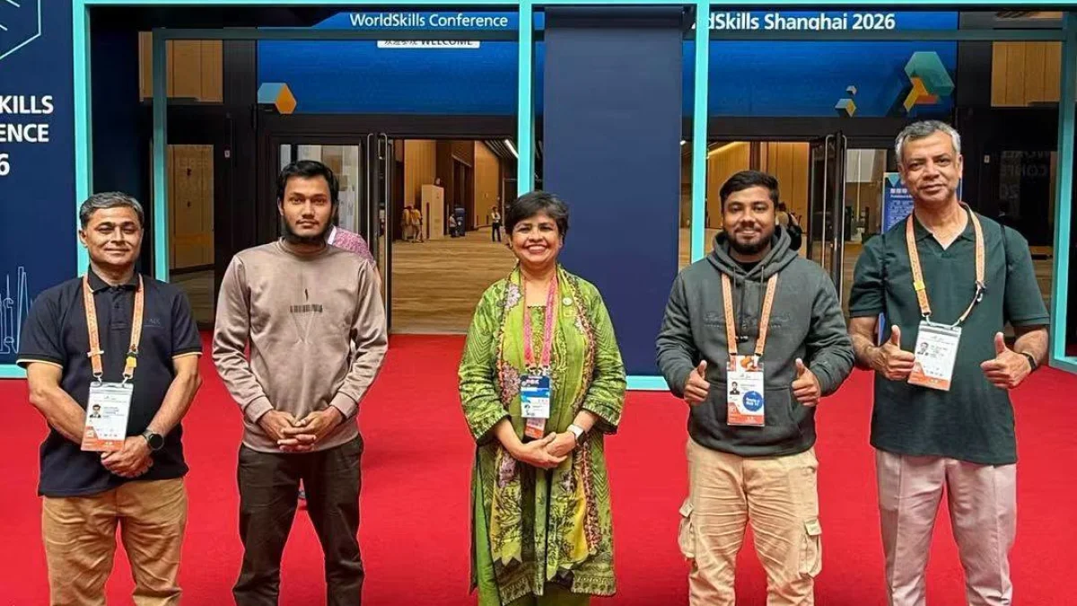 শাংহাইয়ে ওয়ার্ল্ডস্কিলস প্রতিযোগিতা ও কনফারেন্সে বাংলাদেশের প্রতিনিধিদল